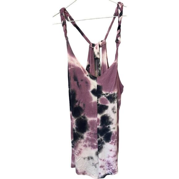 BECCA Sea Ray Tie Dye Cover-Up Romper Size Large - Picture 2 of 6